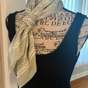 Chic Sage Green Scarf